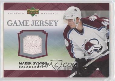 2007-08 Upper Deck - Game Jersey Series 1 #J-MS - Marek Svatos