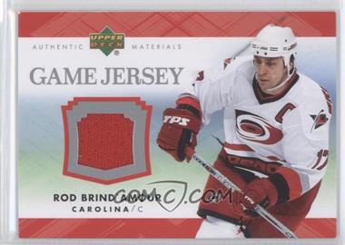 2007-08 Upper Deck - Game Jersey Series 1 #J-RB - Rod Brind'Amour