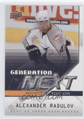 2007-08 Upper Deck - Generation Next #GN16 - Alexander Radulov