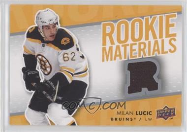 2007-08 Upper Deck - Rookie Materials #RM-ML - Milan Lucic