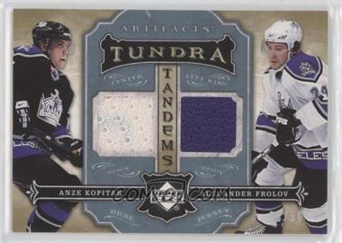 2007-08 Upper Deck Artifacts - Tundra Tandems - Icy Blue #TT-KF - Anze Kopitar, Alexander Frolov /50