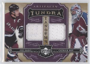 2007-08 Upper Deck Artifacts - Tundra Tandems - Metallic Purple #TT-JP - Joe Sakic, Patrick Roy