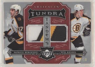 2007-08 Upper Deck Artifacts - Tundra Tandems - Red Patches #TT-BK - Patrice Bergeron, Phil Kessel /10