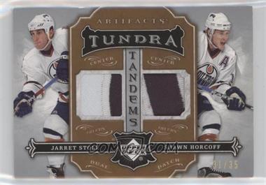 2007-08 Upper Deck Artifacts - Tundra Tandems - Silver Patches #TT-SH - Jarret Stoll, Shawn Horcoff /35