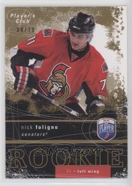 2007-08 Upper Deck Be a Player - [Base] - Player's Club #271 - Nick Foligno /10