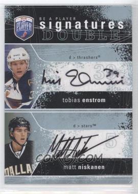 2007-08 Upper Deck Be a Player - Signatures Double #2S-EN - Tobias Enstrom, Matt Niskanen