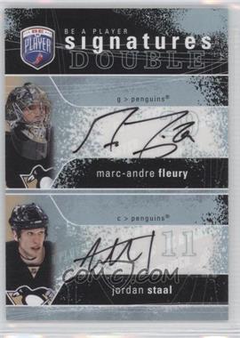 2007-08 Upper Deck Be a Player - Signatures Double #2S-FS - Marc-Andre Fleury, Jordan Staal