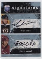 Milan Lucic, Martin Hanzal