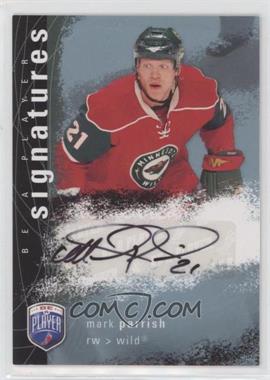 2007-08 Upper Deck Be a Player - Signatures #S-PA - Mark Parrish