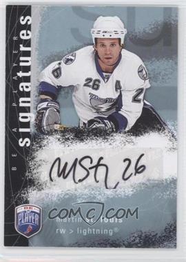 2007-08 Upper Deck Be a Player - Signatures #S-SM - Martin St. Louis