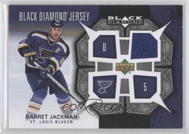 2007-08 Upper Deck Black Diamond - Jerseys #BDJ-BJ - Barret Jackman