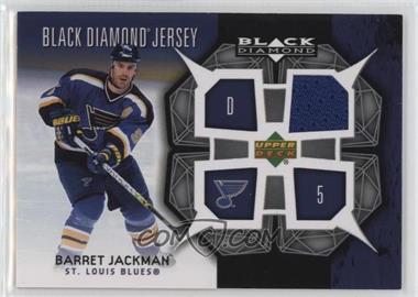 2007-08 Upper Deck Black Diamond - Jerseys #BDJ-BJ - Barret Jackman