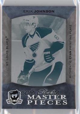 2007-08 Upper Deck Ice - [Base] - The Cup Rookie Masterpiece Printing Plate Cyan Framed #C-216 - Erik Johnson /1