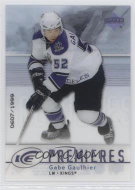 2007-08 Upper Deck Ice - [Base] #123 - Level 1 - Ice Premieres - Gabe Gauthier /1999