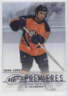 2007-08 Upper Deck Ice - [Base] #125 - Level 1 - Ice Premieres - Drew Fata /1999