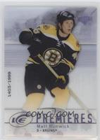 Level 1 - Ice Premieres - Matt Hunwick [EX to NM] #/1,999