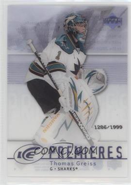 2007-08 Upper Deck Ice - [Base] #141 - Level 1 - Ice Premieres - Thomas Greiss /1999 [Noted]