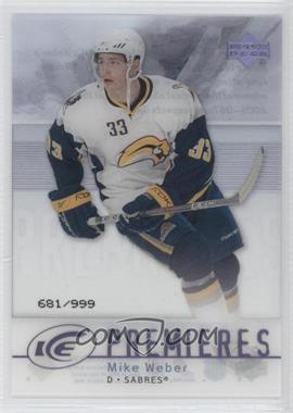 2007-08 Upper Deck Ice - [Base] #159 - Level 2 - Ice Premieres - Mike Weber /999