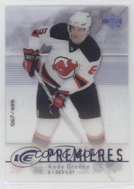 2007-08 Upper Deck Ice - [Base] #192 - Level 3 - Ice Premieres - Andy Greene /499