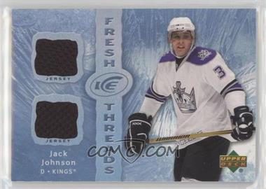 2007-08 Upper Deck Ice - Fresh Threads #FT-JJ - Jack Johnson