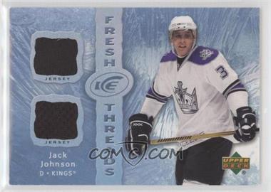 2007-08 Upper Deck Ice - Fresh Threads #FT-JJ - Jack Johnson