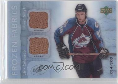 2007-08 Upper Deck Ice - Frozen Fabrics - PETG #FF-RS - Ryan Smyth /100