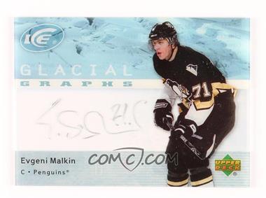 2007-08 Upper Deck Ice - Glacial Graphs #GG-EM - Evgeni Malkin [Noted]