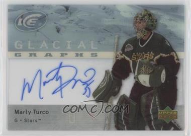2007-08 Upper Deck Ice - Glacial Graphs #GG-MT - Marty Turco