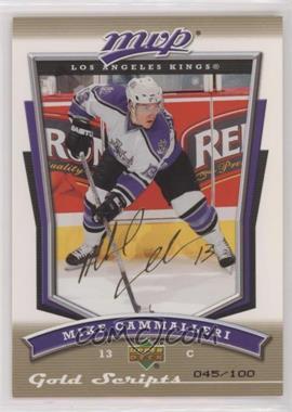 2007-08 Upper Deck MVP - [Base] - Gold Scripts #157 - Mike Cammalleri /100