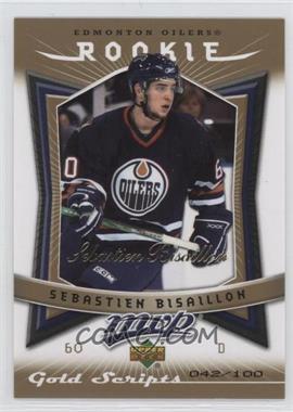 2007-08 Upper Deck MVP - [Base] - Gold Scripts #337 - Sebastien Bisaillon /100