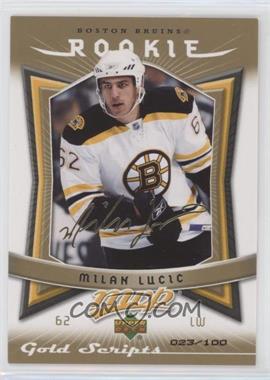 2007-08 Upper Deck MVP - [Base] - Gold Scripts #380 - Milan Lucic /100