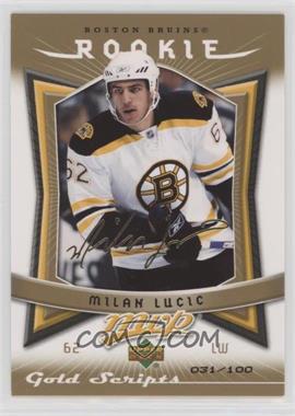 2007-08 Upper Deck MVP - [Base] - Gold Scripts #380 - Milan Lucic /100