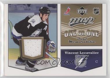 2007-08 Upper Deck MVP - One on One Dual Memorabilia #OO-LJ - Vincent Lecavalier, Olli Jokinen