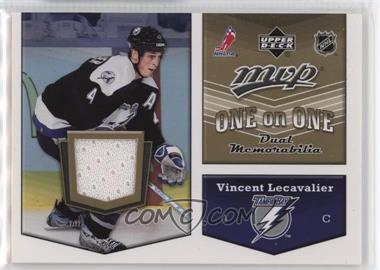 2007-08 Upper Deck MVP - One on One Dual Memorabilia #OO-LJ - Vincent Lecavalier, Olli Jokinen