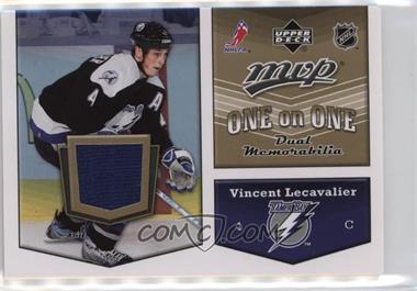 2007-08 Upper Deck MVP - One on One Dual Memorabilia #OO-LJ - Vincent Lecavalier, Olli Jokinen