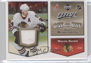 2007-08 Upper Deck MVP - One on One Dual Memorabilia #OO-RH - Martin Havlat, Brian Rolston