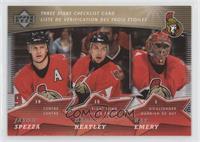 Jason Spezza, Dany Heatley, Ray Emery