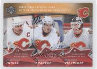 Jarome Iginla, Dion Phaneuf, Miikka Kiprusoff