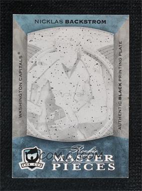 2007-08 Upper Deck Mini Jersey Collection - [Base] - The Cup Rookie Masterpiece Printing Plate Black Framed #K-150 - Nicklas Backstrom /1