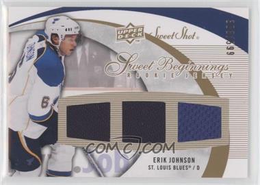 2007-08 Upper Deck Sweet Shot - [Base] #106 - Sweet Beginnings Rookie Jersey - Erik Johnson /599