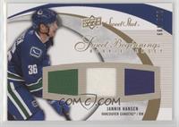 Sweet Beginnings Rookie Jersey - Jannik Hansen [Noted] #/599