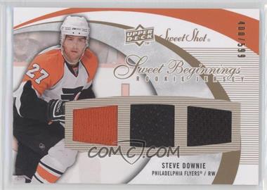 2007-08 Upper Deck Sweet Shot - [Base] #151 - Sweet Beginnings Rookie Jersey - Steve Downie /599