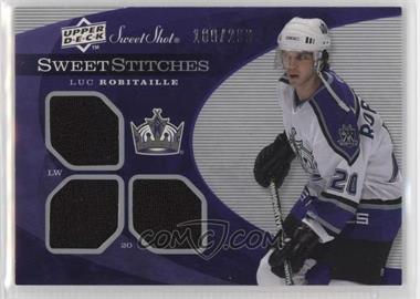 2007-08 Upper Deck Sweet Shot - Sweet Stitches #SST-RO - Luc Robitaille /299
