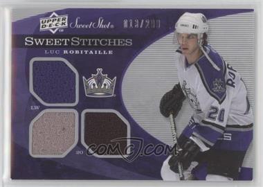 2007-08 Upper Deck Sweet Shot - Sweet Stitches #SST-RO - Luc Robitaille /299