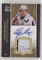 Autographed Rookie Patch - Chris Bourque #/56