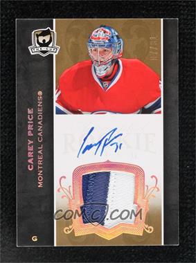 2007-08 Upper Deck The Cup - [Base] - Gold Autographs #189 - Autographed Rookie Patch - Carey Price /31