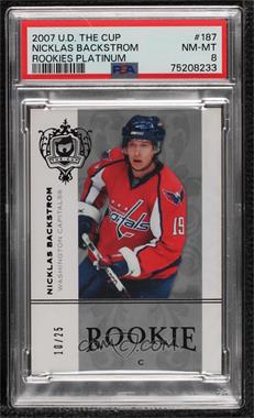 2007-08 Upper Deck The Cup - [Base] - Gold #187 - Rookie - Nicklas Backstrom /25 [PSA 8 NM‑MT]
