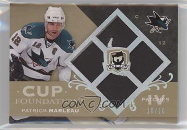 2007-08 Upper Deck The Cup - Cup Foundations Jerseys - Patches #CF-PM - Patrick Marleau /10 [EX to NM]