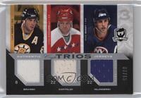Dino Ciccarelli, Cam Neely, Mike Bossy #/15