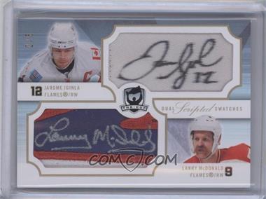 2007-08 Upper Deck The Cup - Dual Scripted Swatches #SS2-IM - Jarome Iginla, Lanny McDonald /5
